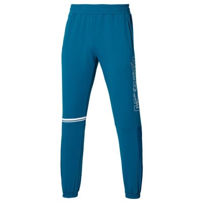 Pantalon Mizuno Athletics Sweat Hombre Azules - Chile M649JUTMQX